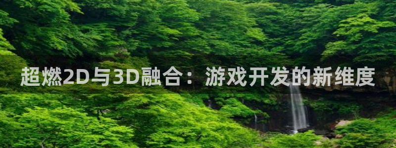 极悦娱乐注册服务条款：超燃2D与3D融合：游戏开发的新维度